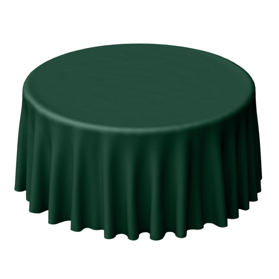 120 Round Emerald Green Polyester