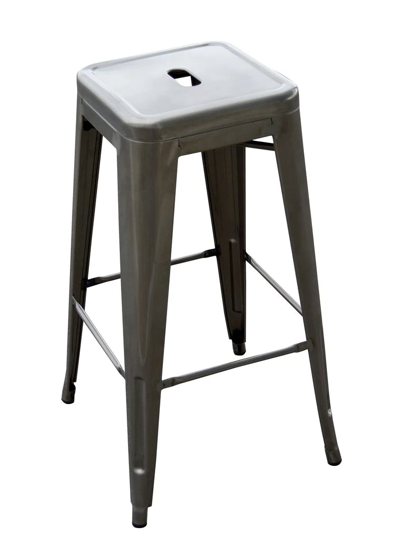 Gun Metal Bar Stool